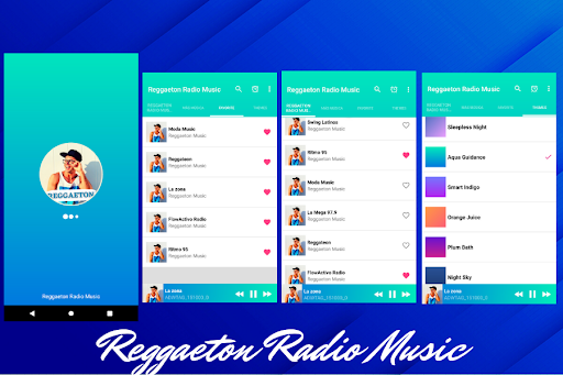 Android application Reggaeton Radio Music App screenshort