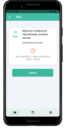 DyzurApp Screen 2