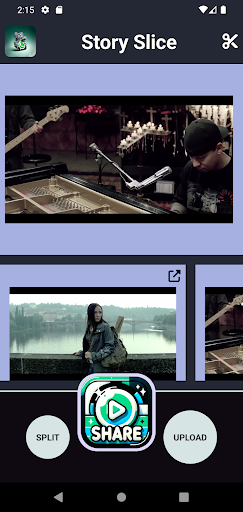 Android application StorySlice screenshort