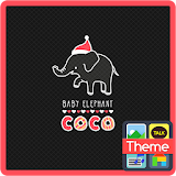 아기코끼리 카카오톡 테마 icon