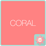 Colorful Talk - Coral 카카오톡 테마 icon