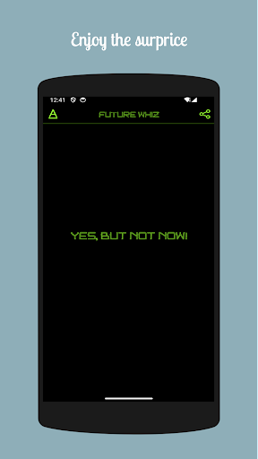 Future Whiz (magic8ball) Screen 3