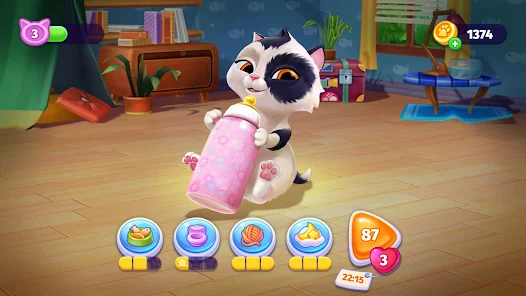 Download do APK de Jogos de gato gatinho para crianças grátis 🐱 meow para  Android
