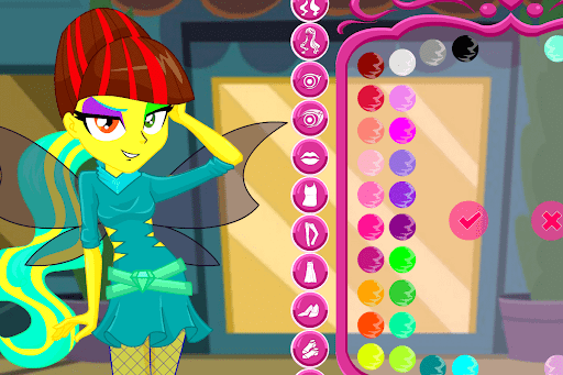 Android application My Little Dress Up Adagio Pony screenshort