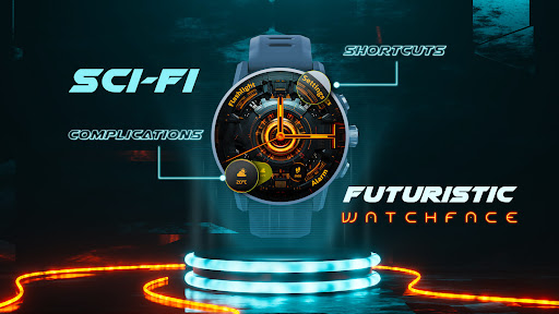 Sci-Fi Futuristic Watch Faces Screen 3