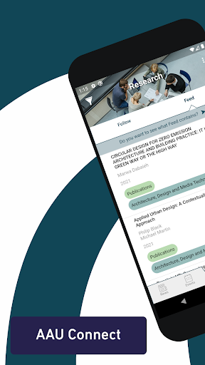 Android application AAU Connect screenshort