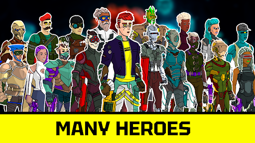 Android application Сyberloop: cyberpunk RPG screenshort