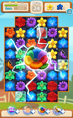 Blossom Blitz Match 3 - Screenshot 1