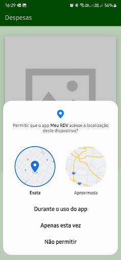 Android application Meu RDV screenshort