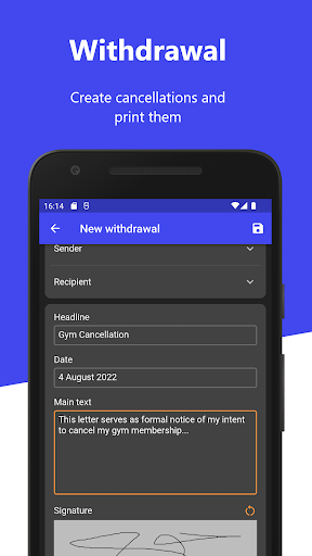 Contract Reminder Screen 3