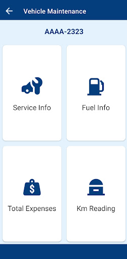 Vehicle Maintenance Screen 3
