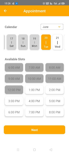 Android application My Salon screenshort