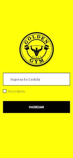 Android application Golden Gym Salto screenshort