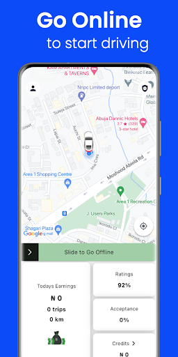 Android application RoadX Driver screenshort