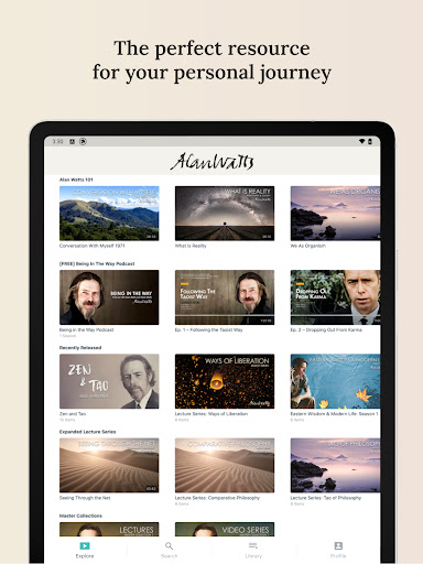 Screenshot of Alan Watts