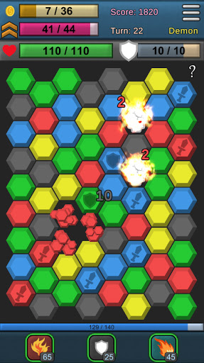 Hex Survivor Match-3 Survival