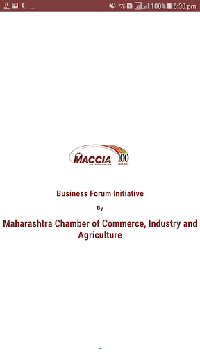Android application MACCIA Business Forum screenshort