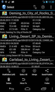 Ultra GPS Logger Capture d'écran