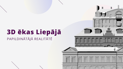 Android application 3D ēkas Liepājā screenshort