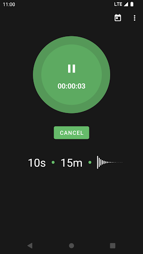 Unguided Meditation Timer Screen 2