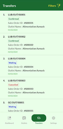 GoCongo Delivery App Screen 3