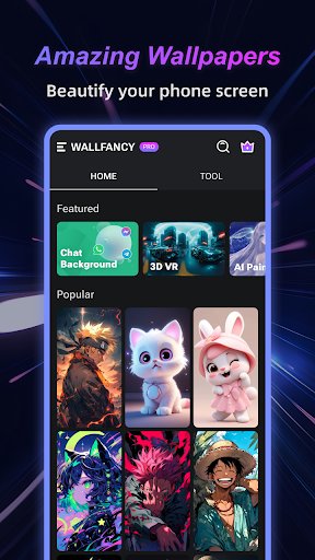 Android application WallFancy-live wallpaper&theme screenshort