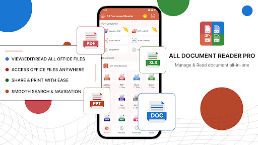 Android application Document Reader: PDF, XLS, Doc screenshort