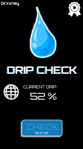 Android application DRIP CHECK screenshort