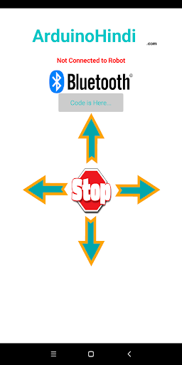 Android application ArduinoHindi screenshort