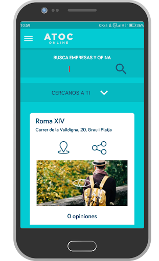 Android application ATOConline: la nueva atención screenshort