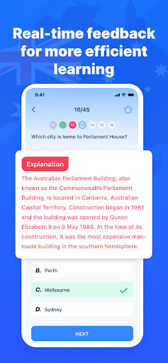 Australian Citizenship Test Screen 3
