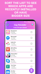 Easy Uninstaller App Uninstall Screenshot