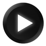 Poweramp Black and White Skin icon