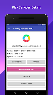 Fix Play - Service (Update & Info & Repair) 1.5 screenshots 1