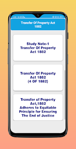 Transfer Of Property Act 1882