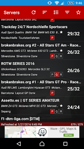 Server list for AC Screenshot 4 - AppWisp.com