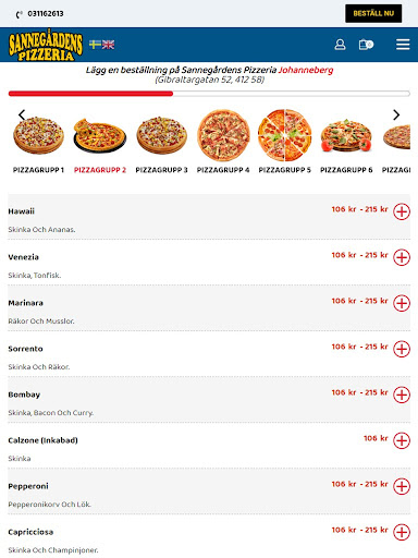 Sannegårdens Pizzeria Screen 3