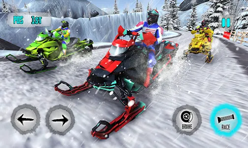 Snowmobile Games: Snow Trail