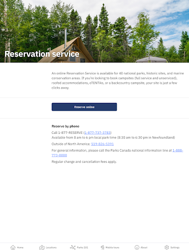Parks Canada App 14