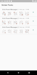 WAStickerApps - Girl Power Messages for WhatsApp