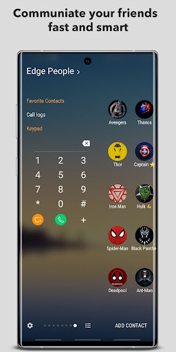Android application Edge People screenshort