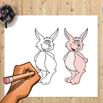 Cover Image of Unduh How to Draw Rabbit And Other Farm Animal Tutorial 1.0 APK