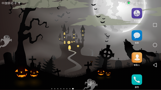 Android application Halloween Live Wallpaper screenshort