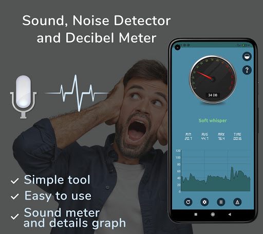 Android application Noise Detector, Sound Detector screenshort