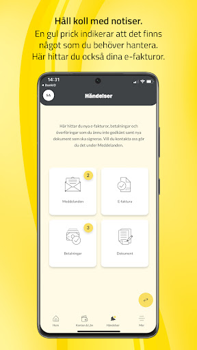 Sparbanken Syd mobilbank Screen 2