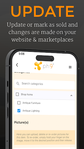 PH9 Mobile Manager Screen 3