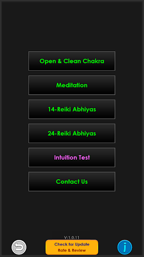Android application Reiki Chakra Healing screenshort
