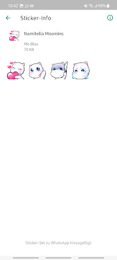 Namitella Stickers Screen 3