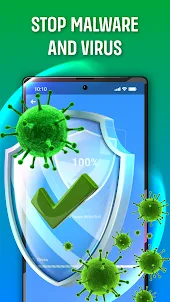 Antivirus: منظف, قفل التطبيق