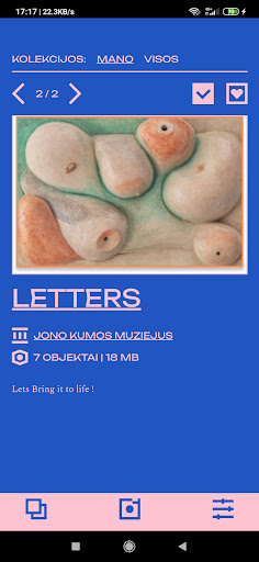 Android application Marius AR screenshort